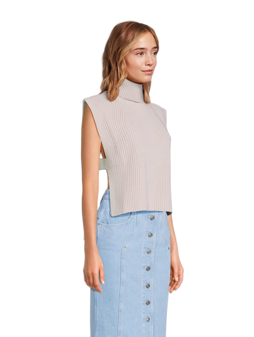 Colete Isabel Étoile Marant Rosa claro Tam. P BR