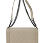 Bolsa de Ombro Chanel Boy Bege