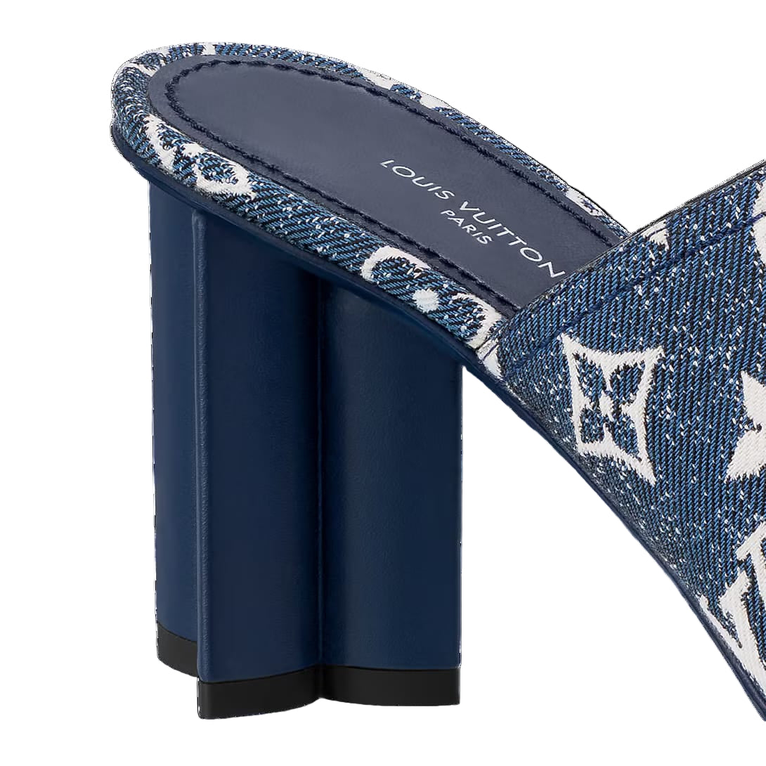 Mule Louis Vuitton Sihouette azul Tam. 38 BR