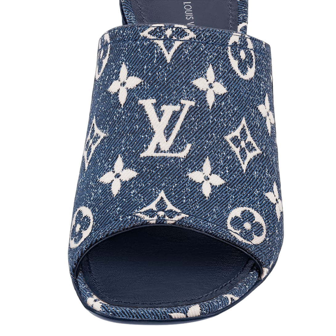 Mule Louis Vuitton Sihouette azul Tam. 38 BR