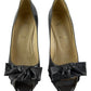 Sapato Christian LouBoutin Peep Toe laço Tam. 36,5 BR