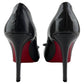 Sapato Christian LouBoutin Peep Toe laço Tam. 36,5 BR