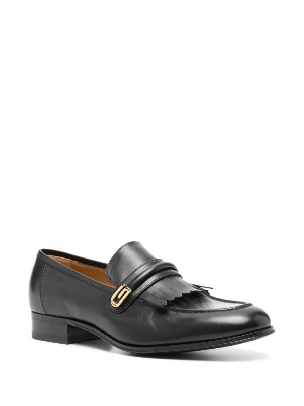 Mocassim Gucci fringe-detail leather loafers Tam. 38 BR