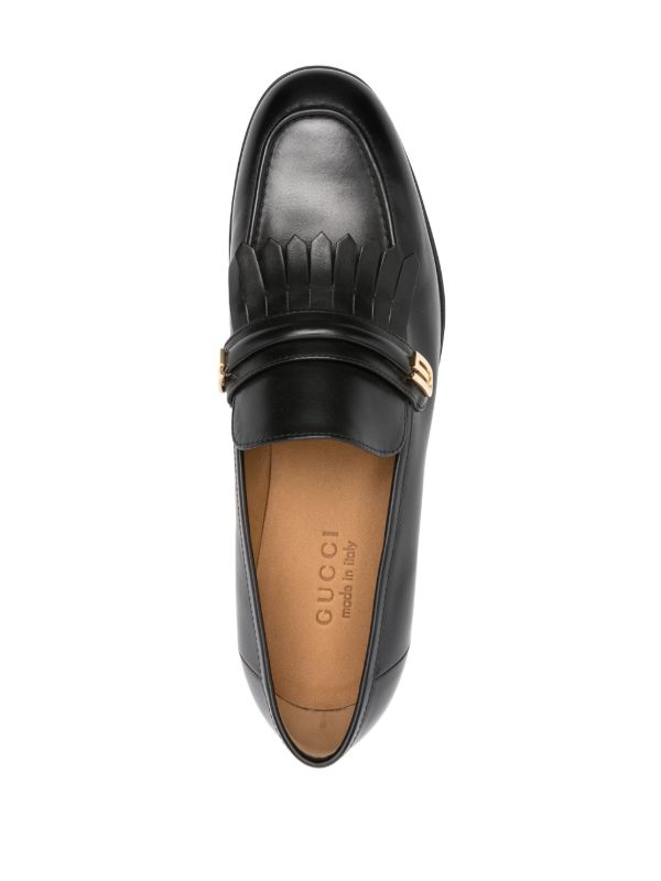 Mocassim Gucci fringe-detail leather loafers Tam. 38 BR