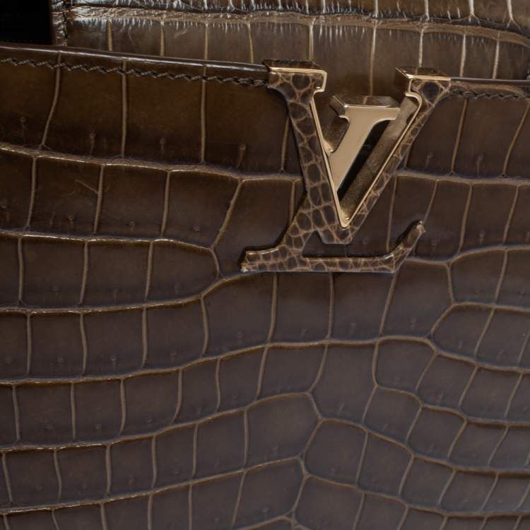 Bolsa Louis Vuitton Croco Capucines