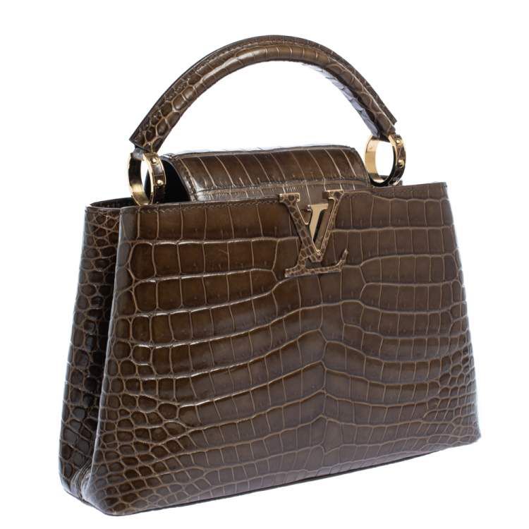 Bolsa Louis Vuitton Croco Capucines