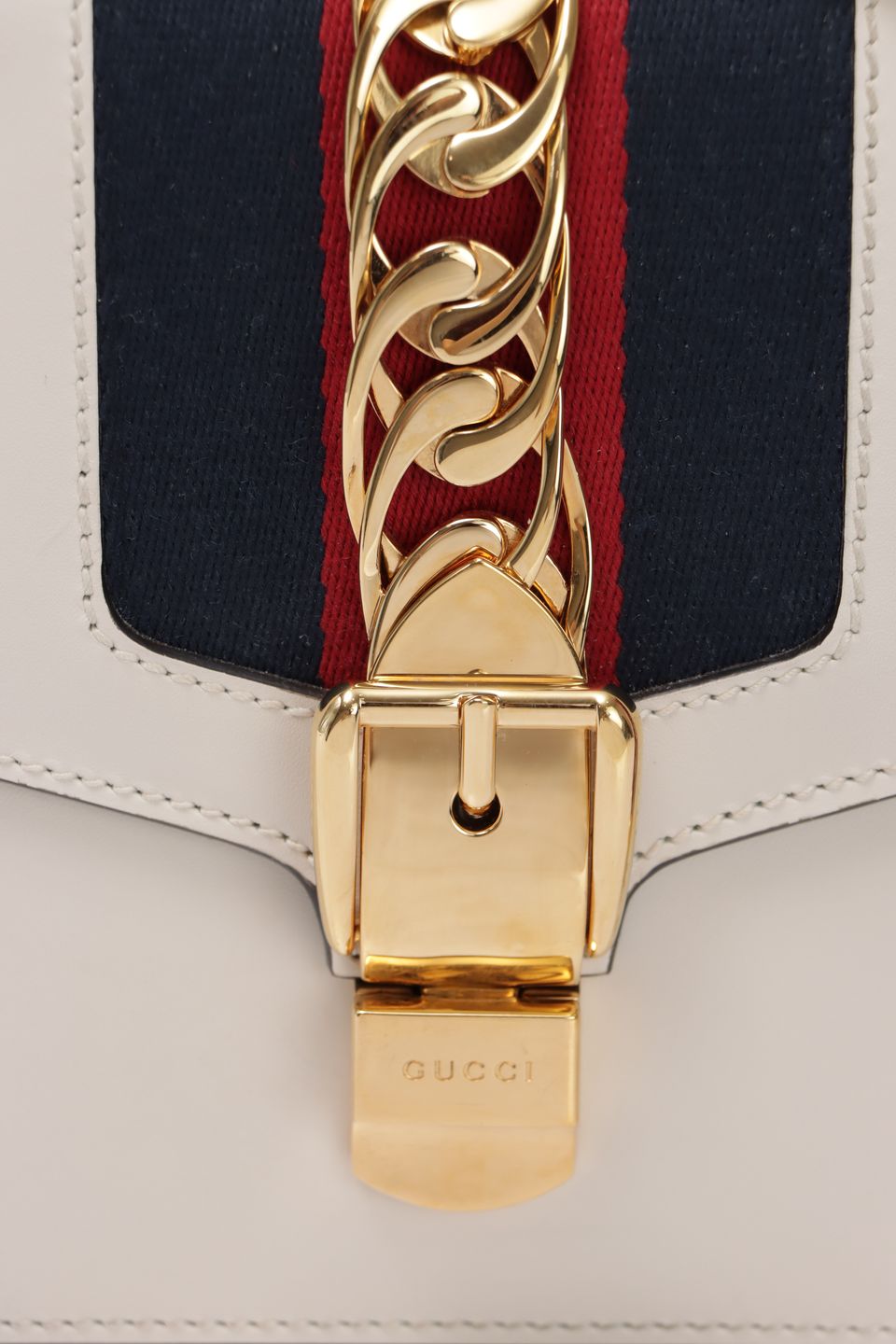 Bolsa Gucci Sylvie Off White