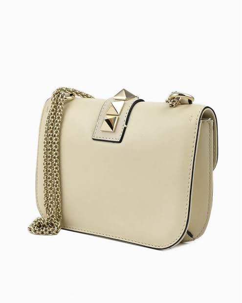 Bolsa Valentino Glam Lock Off white