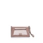 Bolsa clutch Valentino Rockstud transparente