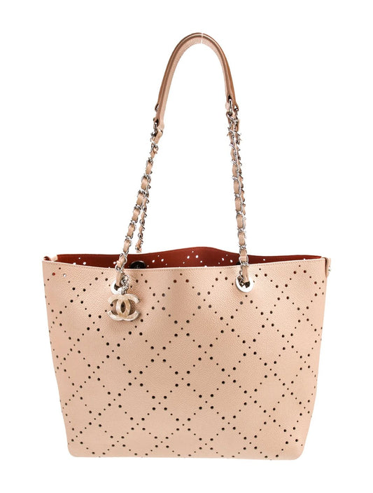 Bolsa Perforated CC Shop Tote nude