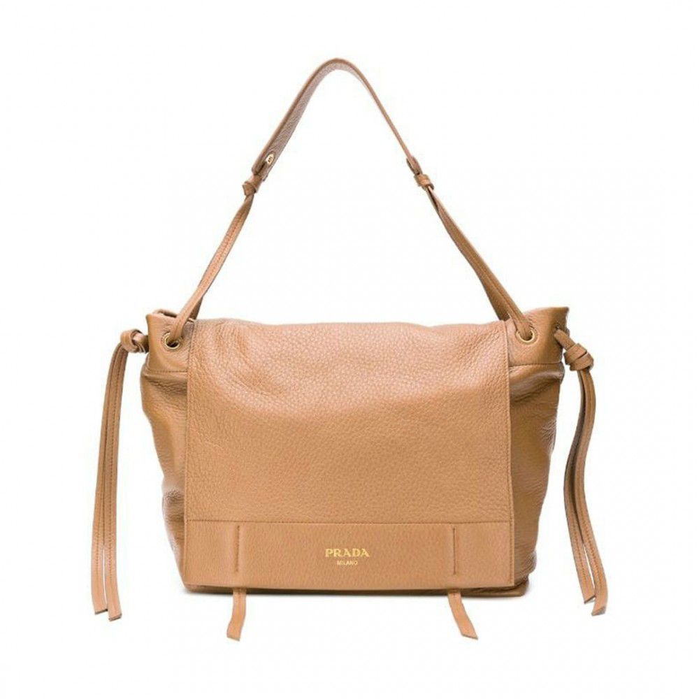 Bolsa de ombro Prada bege