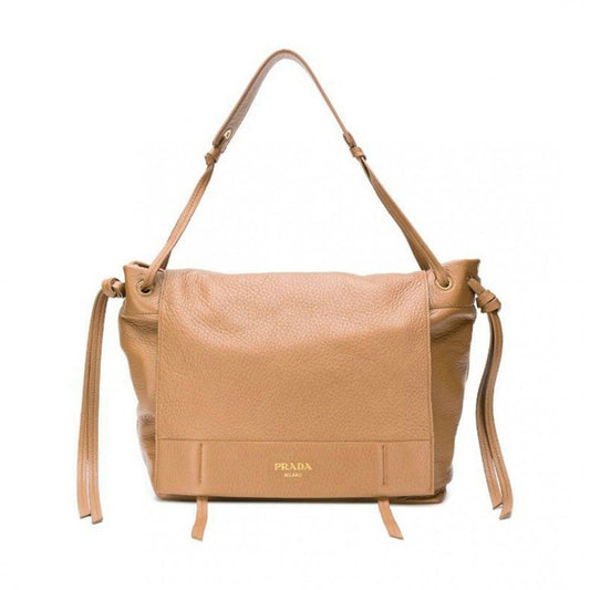 Bolsa de ombro Prada bege