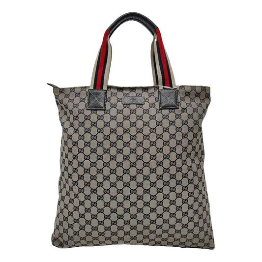 Gucci GG Monogram Large Web Handle Vertical Tote