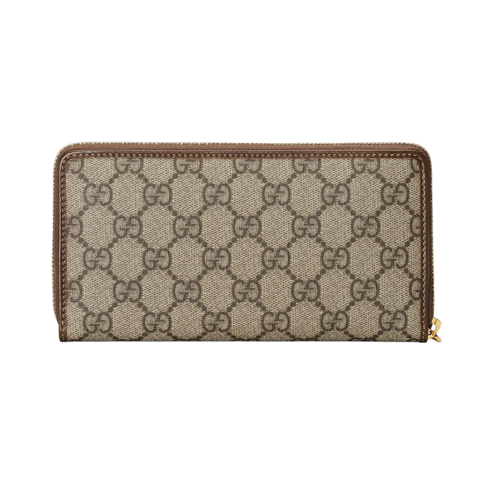Carteira Gucci Horsebit 1955 com zíper