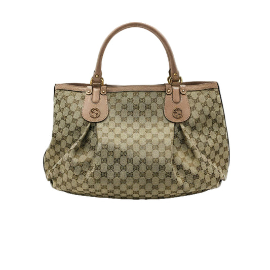 Bolsa tote Gucci GG Canvas Studded Scarlett