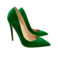 Scarpin Christian Louboutin Verde camurça Tam. 36,5 BR