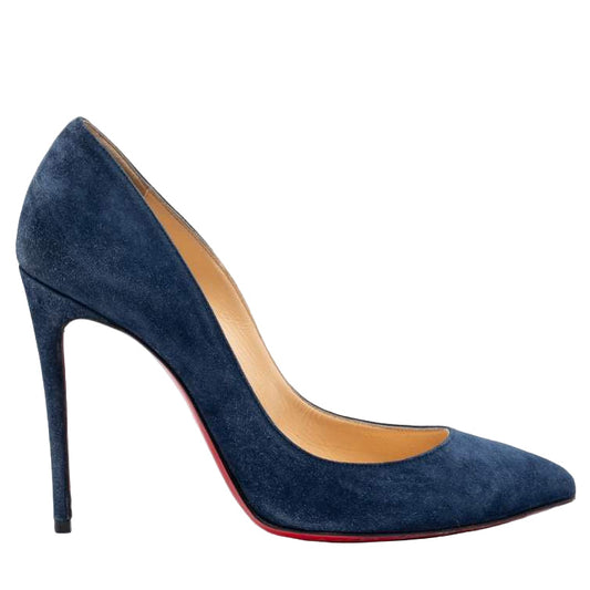 Scarpin Christian Louboutin Azul marinho Tam. 36 BR