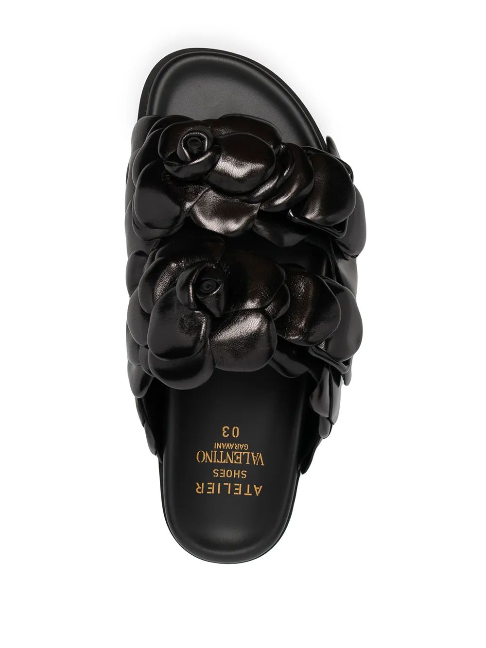 Papete Valentino Rosas preto Tam. 33 BR