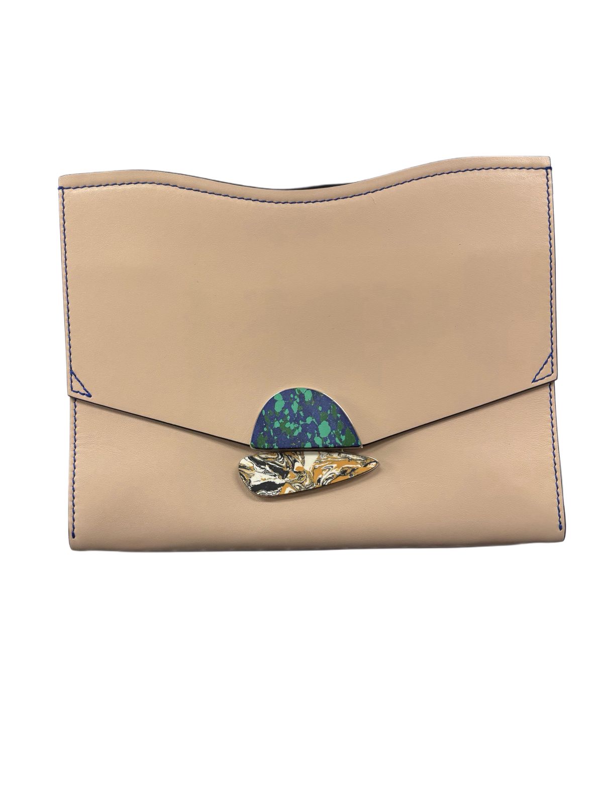 Clutch Proenza Schouler Medium Curl bege