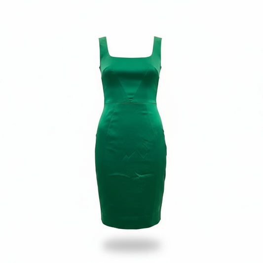 Vestido Dolce & Gabbana verde cetim Tam. P BR
