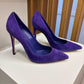 Salto scarpin Gianvito 105 Gianvito Rossi roxo TAM. 34 BR