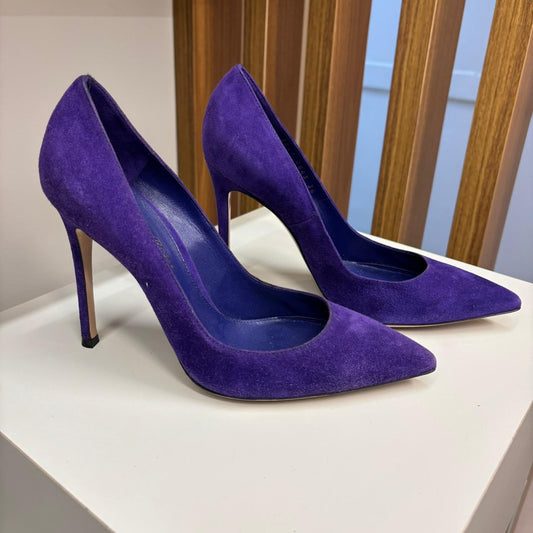 Salto scarpin Gianvito 105 Gianvito Rossi roxo TAM. 34 BR