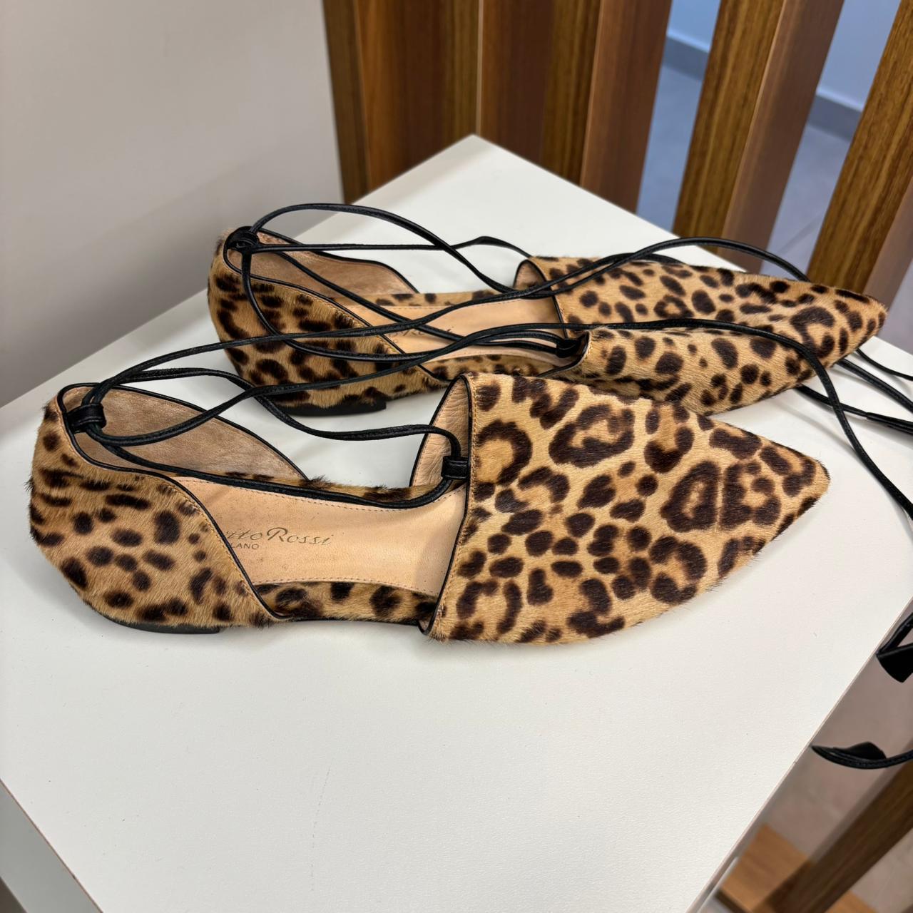 Sapatilhas d'Orsay Gianvito Rossi animal print TAM. 34 BR