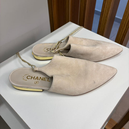 Mule Chanel nude TAM. 35 BR