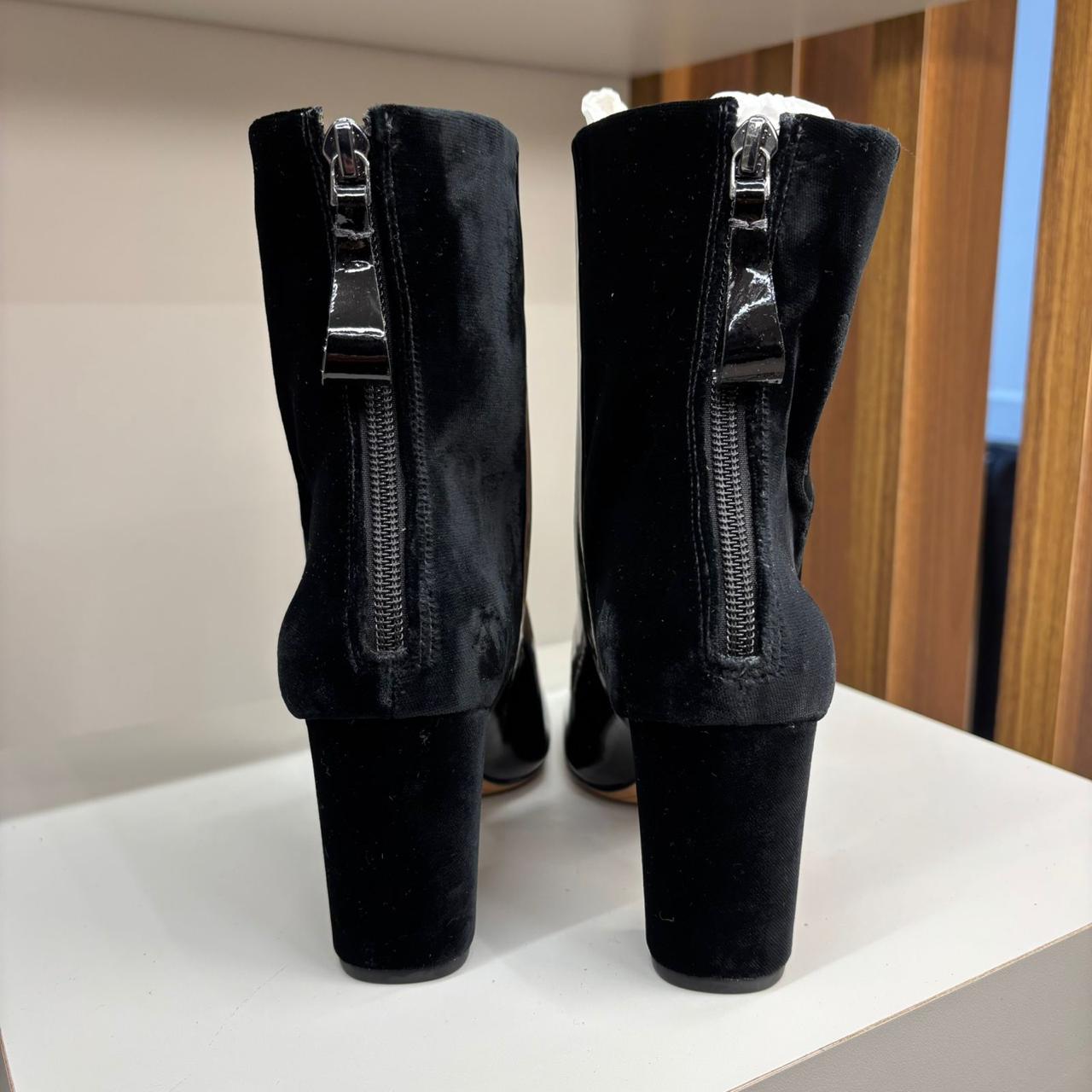 Ankle boots Alexandre Birman couro e camurça preta TAM. 34 BR