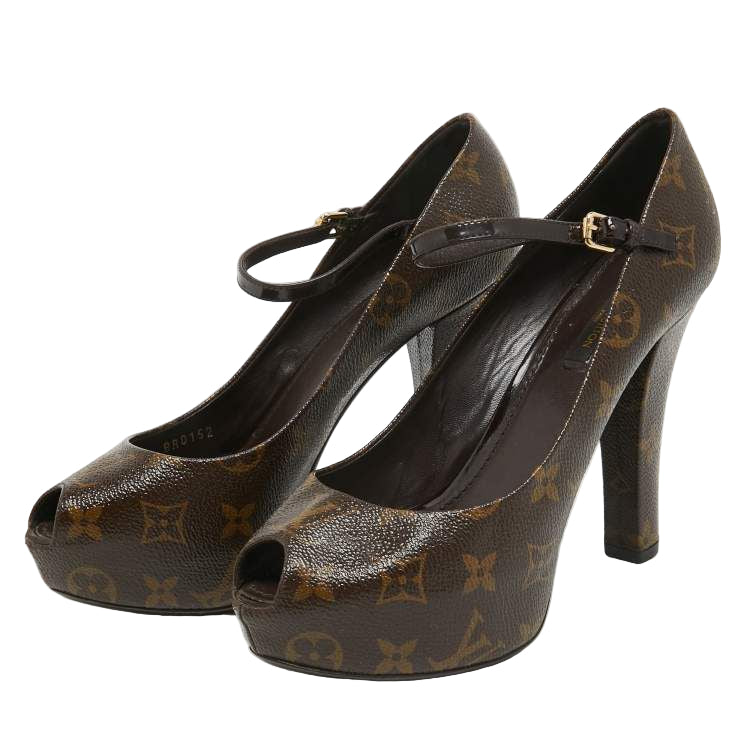 Peep Toe Louis Vuitton Tam. 34,5 BR