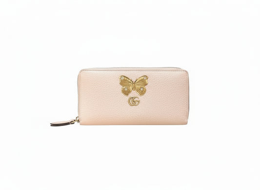 Carteira Gucci GG Butterfly Zip Around Wallet