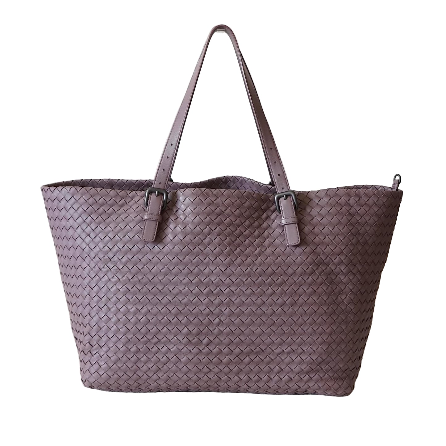 Bolsa Bottega Veneta Intrecciato Fourre-Tout Roxa