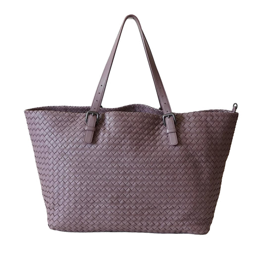Bolsa Bottega Veneta Intrecciato Fourre-Tout Roxa