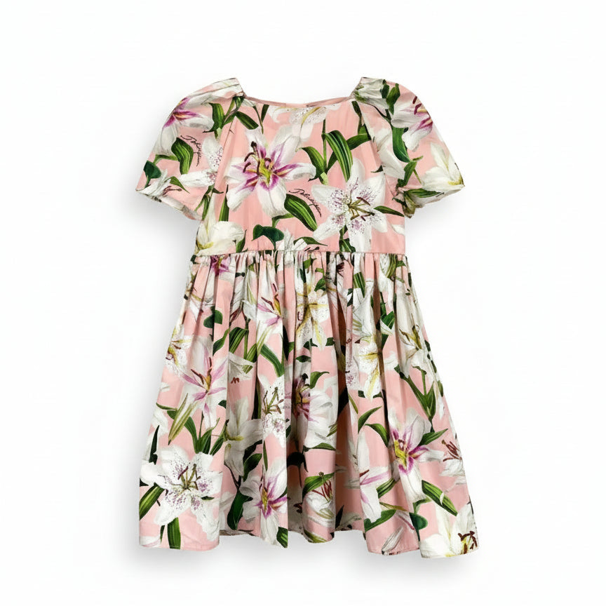 Vestido Dolce & Gabbana Estampado Infantil Tam. 4 anos