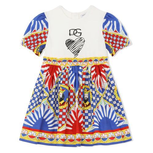 Vestido Dolce & Gabbana Estampado Infantil Tam. 4 anos br