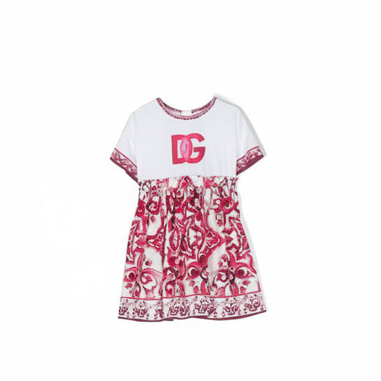 Vestido Dolce & Gabbana Estampado Infantil Tam. 4 anos br