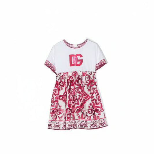 Vestido Dolce & Gabbana Estampado Infantil Tam. 4 anos br