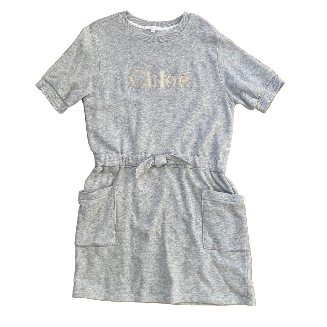 Vestido Chloé Cinza Infantil Tam. 4 BR