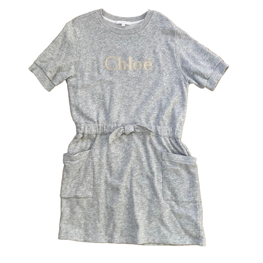 Vestido Chloé Cinza Infantil Tam. 4 BR