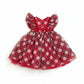 Vestido Monnalisa vermelho xadrez Tam 3-4