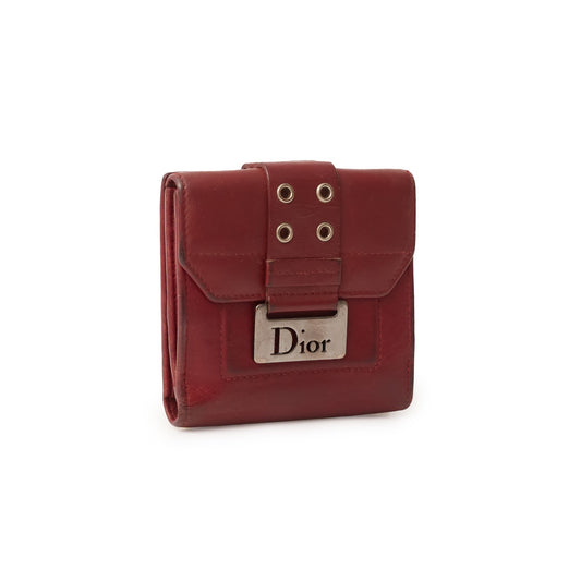 Carteira Christian Dior Vermelha