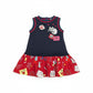 Vestido Dolce & Gabbana Azul/Vermelho Infantil Tam. 2 BR