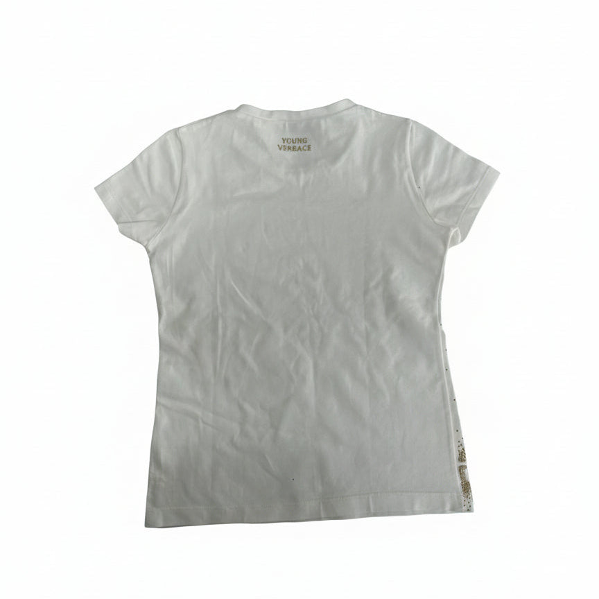 Conjunto Young Versace branco Tam 8