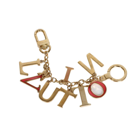 Chaveiro Louis Vuitton Dourado