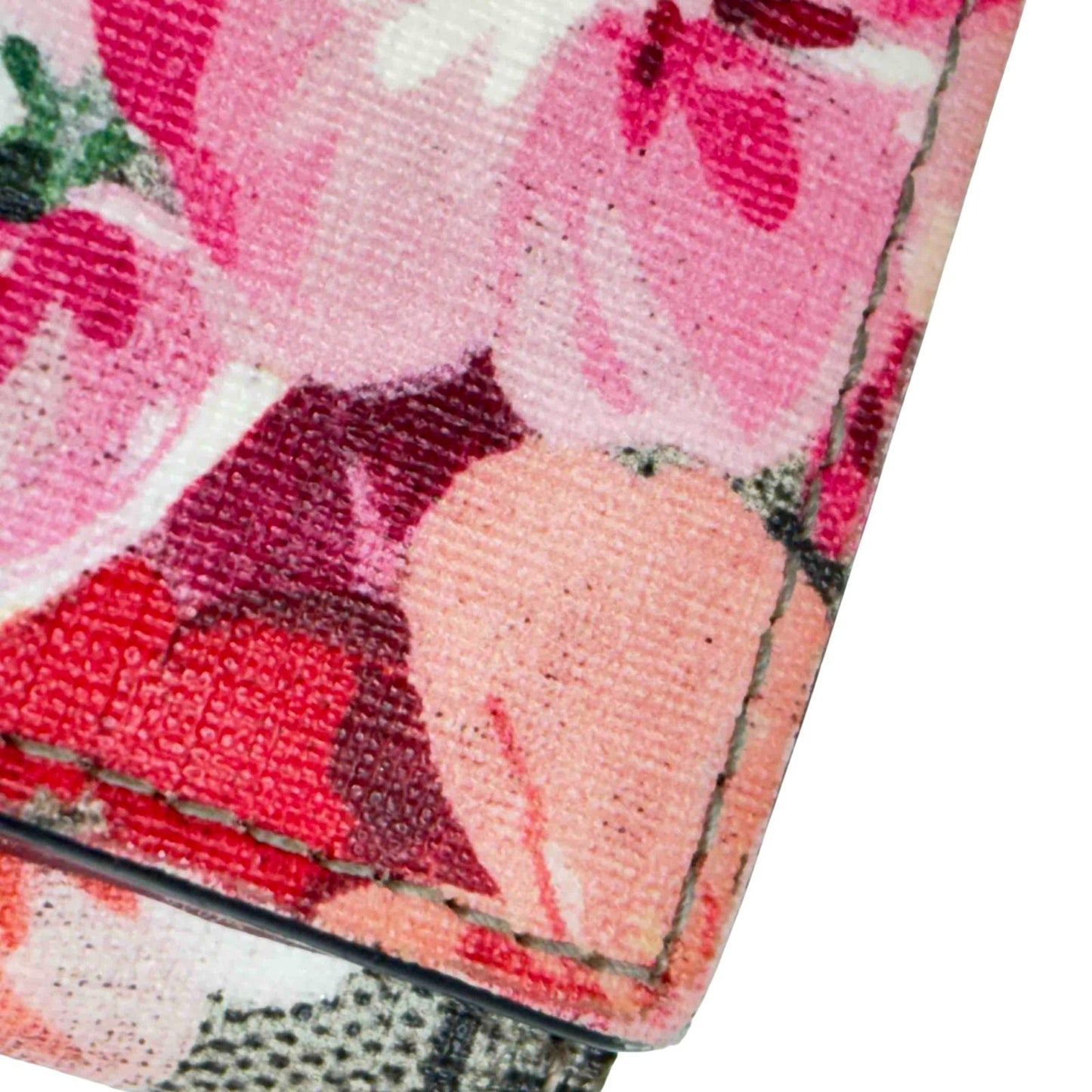 Carteira Gucci French Flap com estampa floral GG Blooms