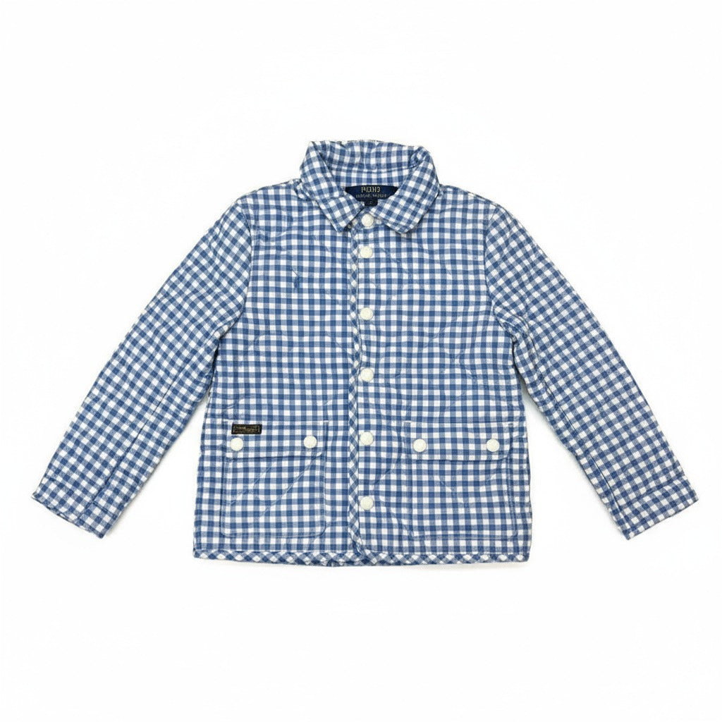 Casaco Polo Ralph Lauren Xadrez Infantil Tam 5