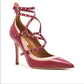 Scarpin Valentino Love Latch Vermelho Tam. 34,5 BR