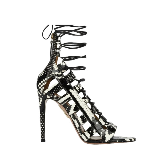 Sandália Aquazzura Bicolor Tam. 34,5 BR