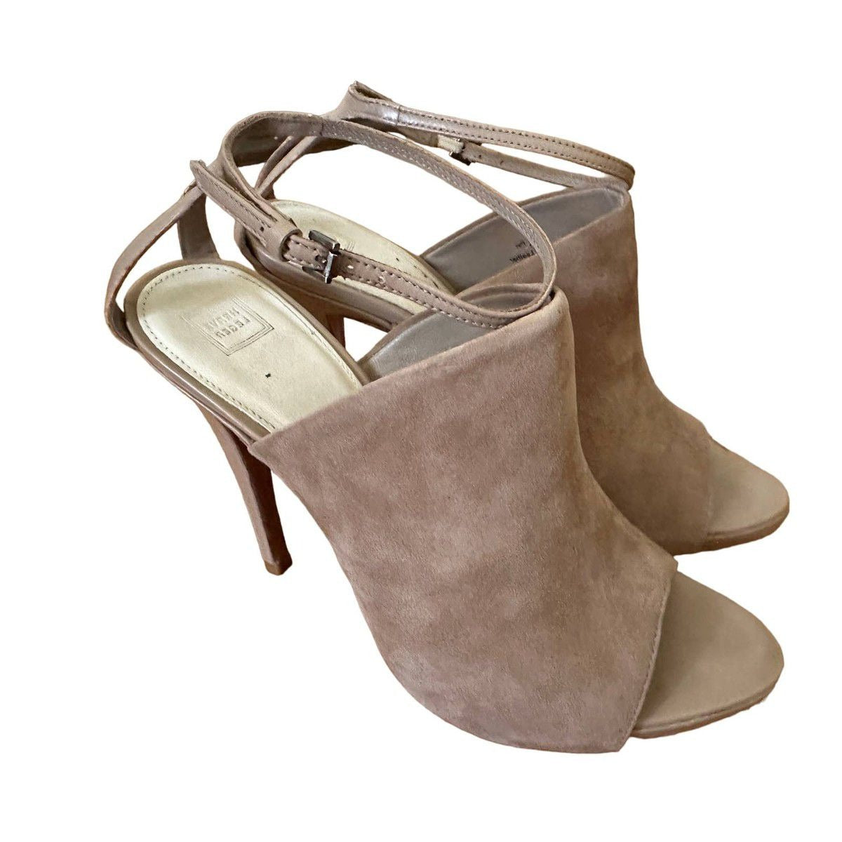 Salto Herve Leger Bege Camurça Tam. 36,5 BR