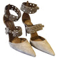Scarpin Aquazzura Bege Camurça Tam. 34 BR